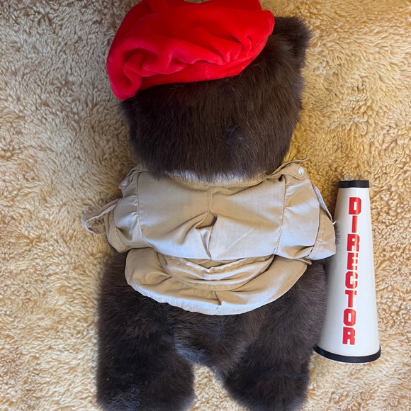 Raikes Bear Cecil Applause Director Carved Wooden Face Plush Stuffed LE - Picture 7 of 15